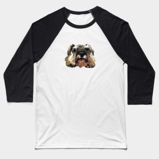 Mini Schnauzer Sleepy Paws Baseball T-Shirt